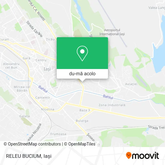 Hartă RELEU BUCIUM