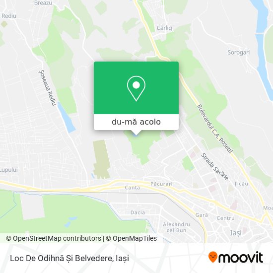 Hartă Loc De Odihnă Și Belvedere