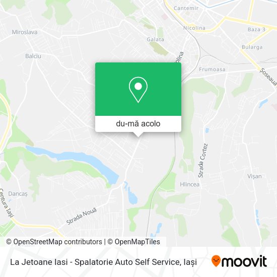 Hartă La Jetoane Iasi - Spalatorie Auto Self Service