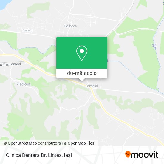 Hartă Clinica Dentara Dr. Lintes