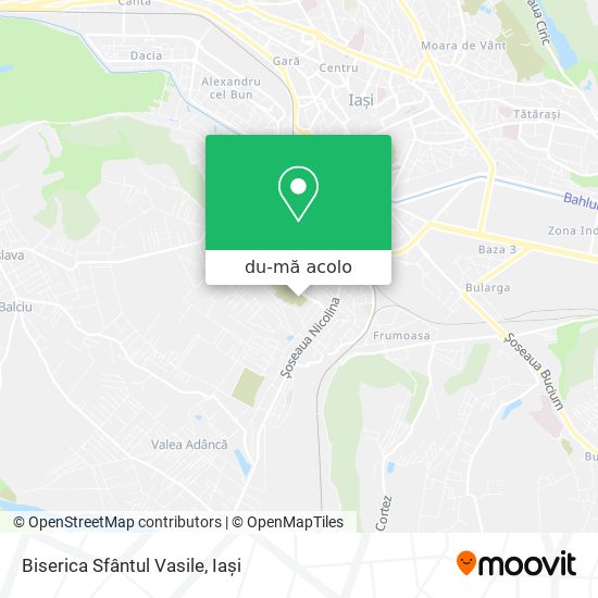 Hartă Biserica Sfântul Vasile