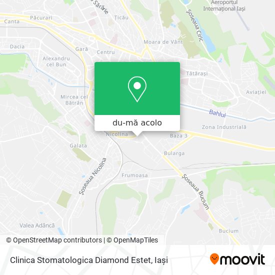 Hartă Clinica Stomatologica Diamond Estet