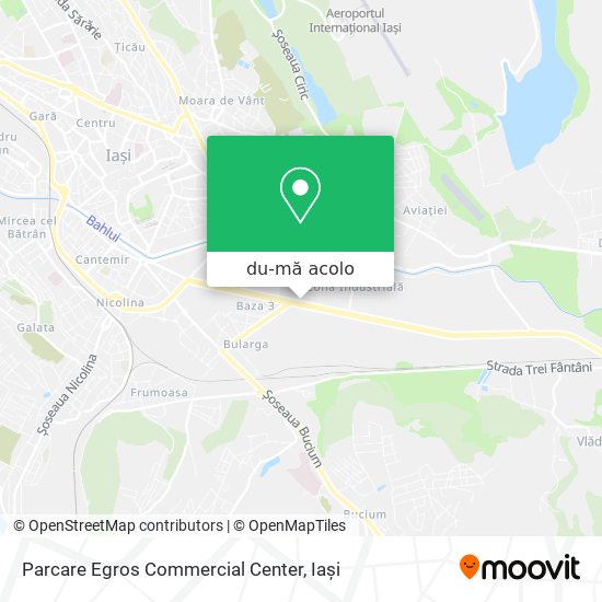 Hartă Parcare Egros Commercial Center