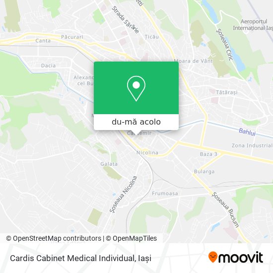 Hartă Cardis Cabinet Medical Individual