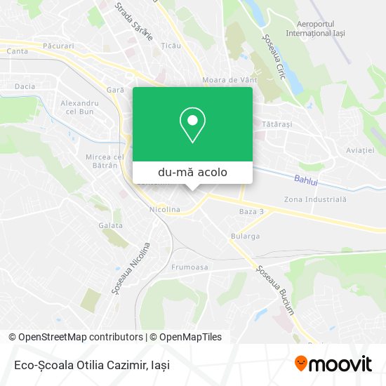 Hartă Eco-Școala Otilia Cazimir