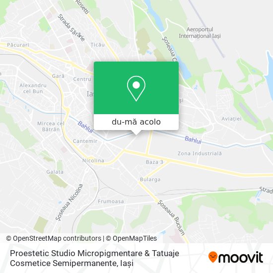 Hartă Proestetic Studio Micropigmentare & Tatuaje Cosmetice Semipermanente