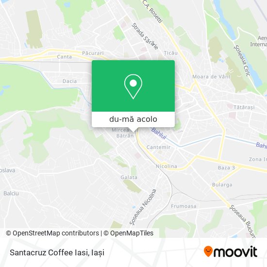 Hartă Santacruz Coffee Iasi