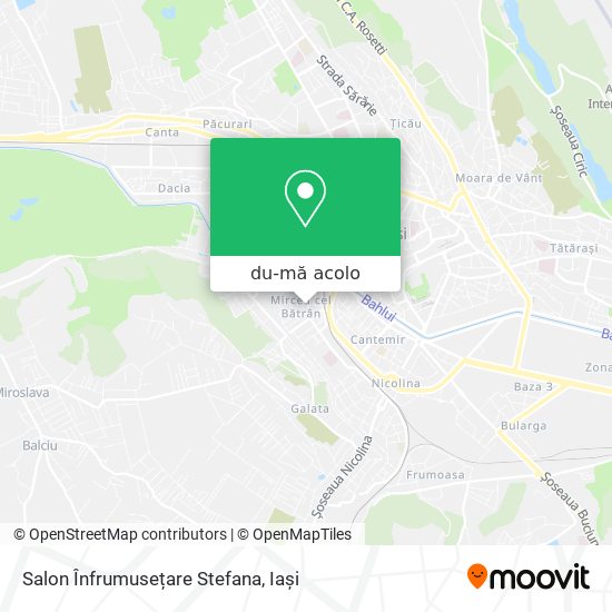 Hartă Salon Înfrumusețare Stefana