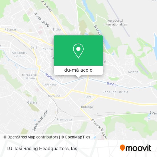 Hartă T.U. Iasi Racing Headquarters