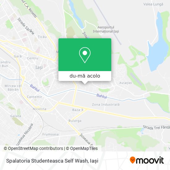 Hartă Spalatoria Studenteasca Self Wash