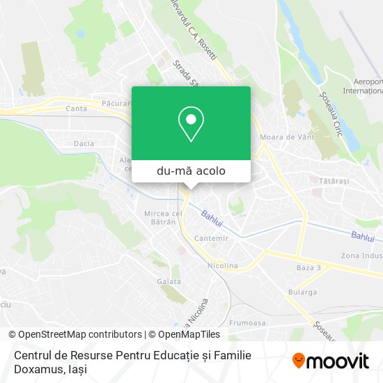 Hartă Centrul de Resurse Pentru Educație și Familie Doxamus
