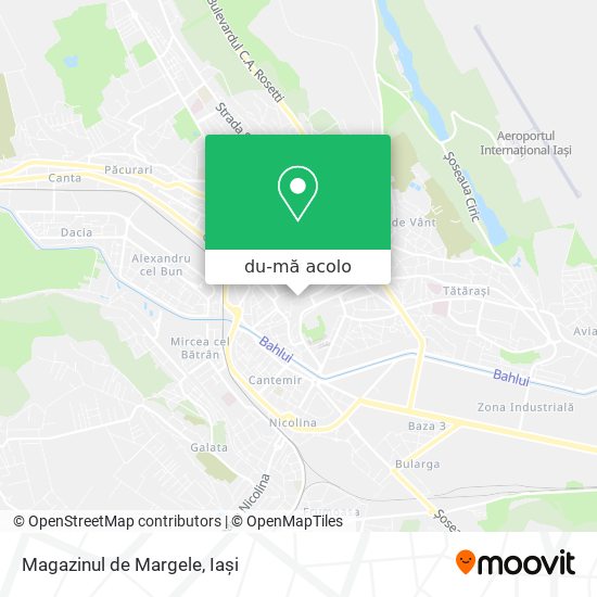 Hartă Magazinul de Margele