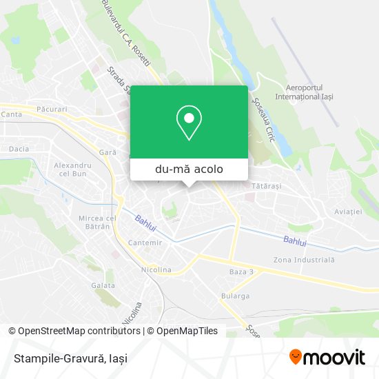 Hartă Stampile-Gravură