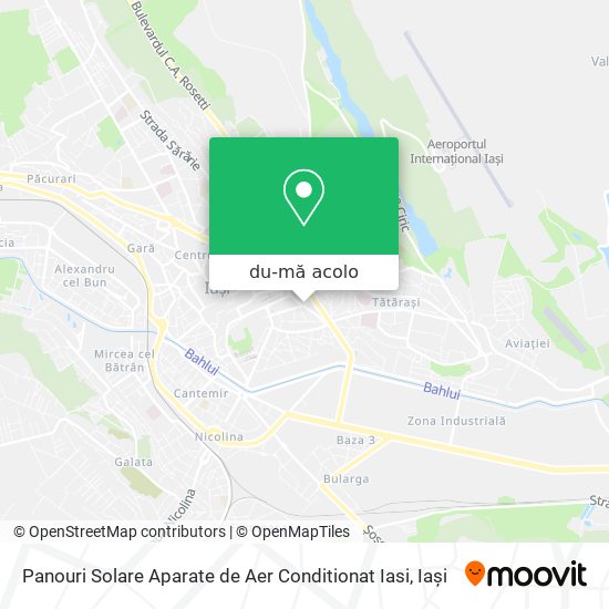 Hartă Panouri Solare Aparate de Aer Conditionat Iasi