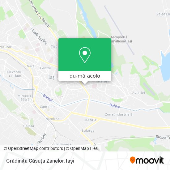 Hartă Grădinița Căsuţa Zanelor
