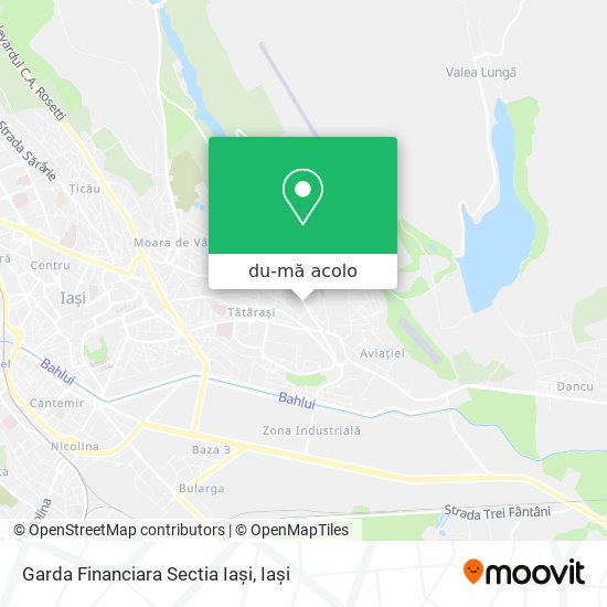 Hartă Garda Financiara Sectia Iași