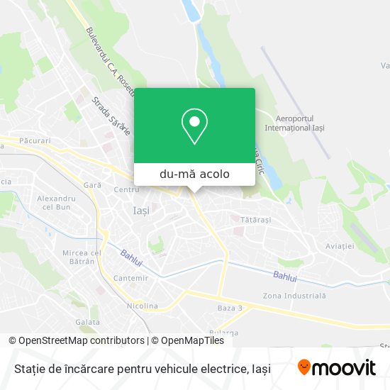 Hartă Stație de încărcare pentru vehicule electrice