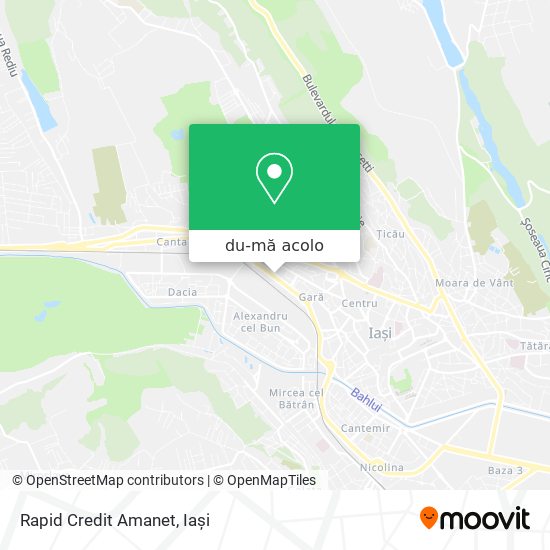 Hartă Rapid Credit Amanet