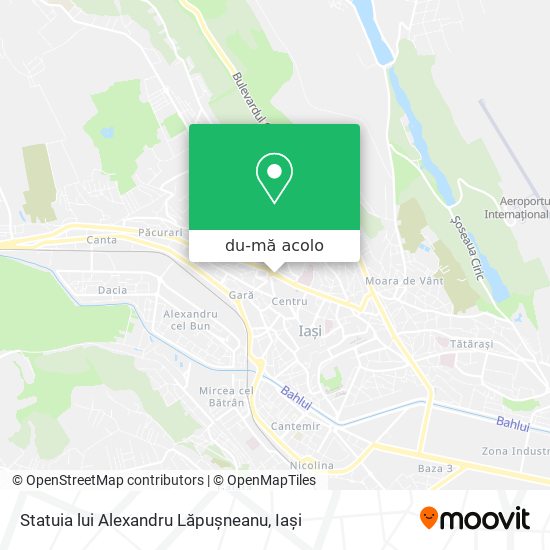 Hartă Statuia lui Alexandru Lăpușneanu