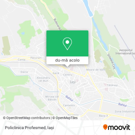Hartă Policlinica Profesmed