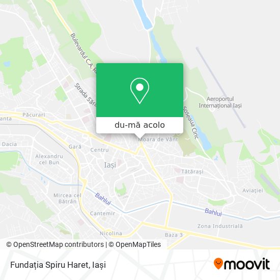 Hartă Fundația Spiru Haret