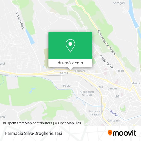 Hartă Farmacia Silva-Drogherie