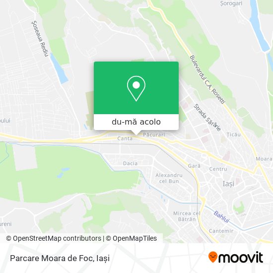 Hartă Parcare Moara de Foc