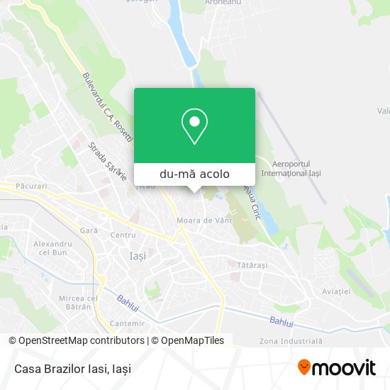 Hartă Casa Brazilor Iasi