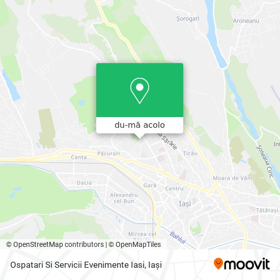 Hartă Ospatari Si Servicii Evenimente Iasi
