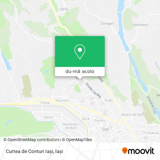 Hartă Curtea de Conturi Iași