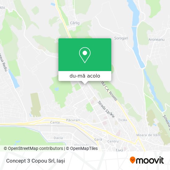 Hartă Concept 3 Copou Srl