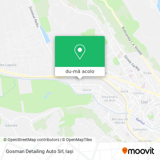 Hartă Gosman Detailing Auto Srl