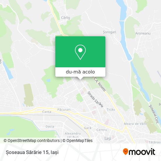 Hartă Șoseaua Sărărie 15