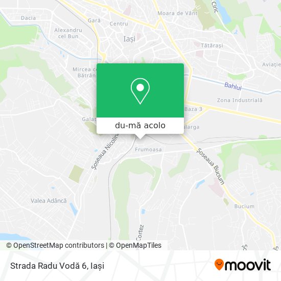Hartă Strada Radu Vodă 6