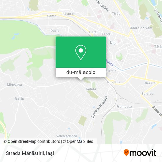 Hartă Strada Mănăstirii