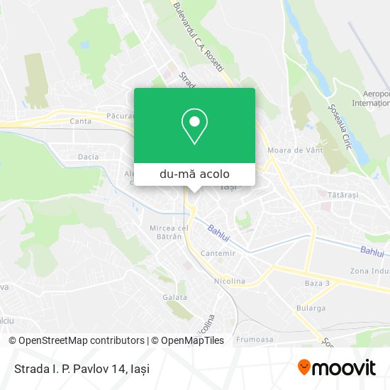 Hartă Strada I. P. Pavlov 14