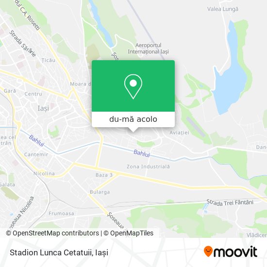 Hartă Stadion Lunca Cetatuii