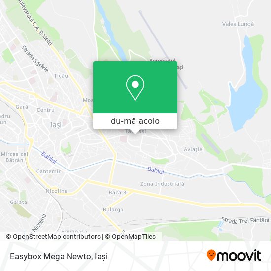 Hartă Easybox Mega Newto
