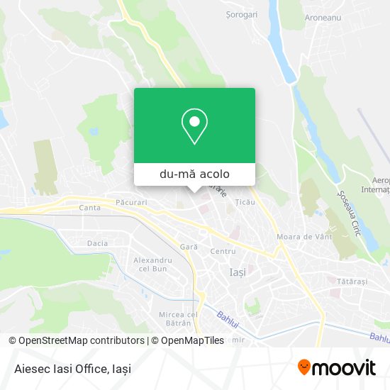 Hartă Aiesec Iasi Office