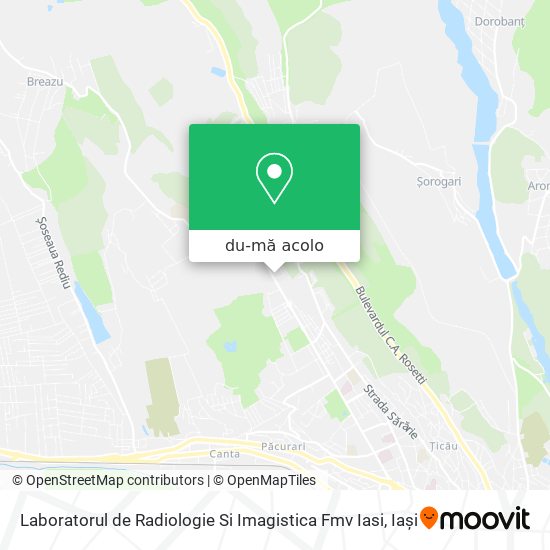 Hartă Laboratorul de Radiologie Si Imagistica Fmv Iasi