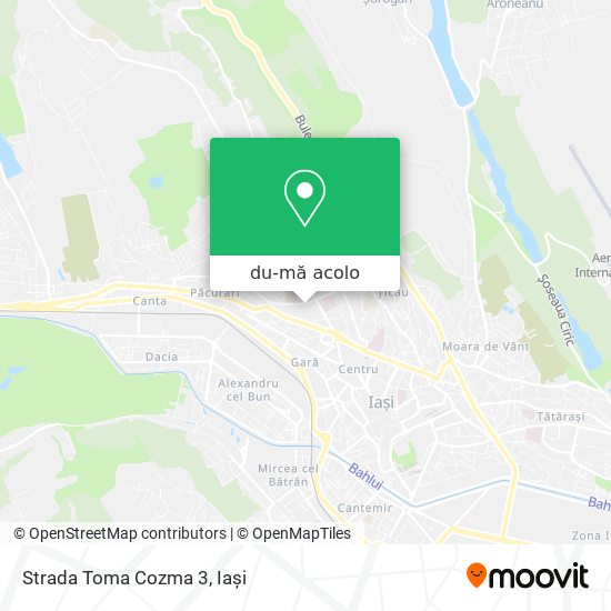 Hartă Strada Toma Cozma 3