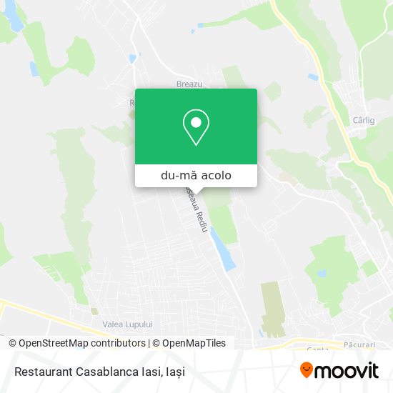 Hartă Restaurant Casablanca Iasi