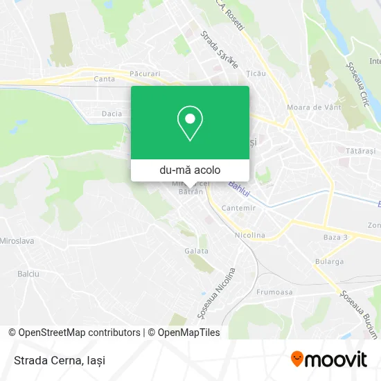 Hartă Strada Cerna