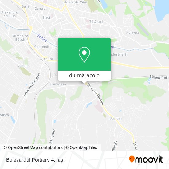 Hartă Bulevardul Poitiers 4