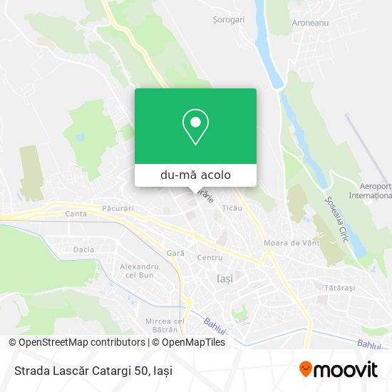 Hartă Strada Lascăr Catargi 50