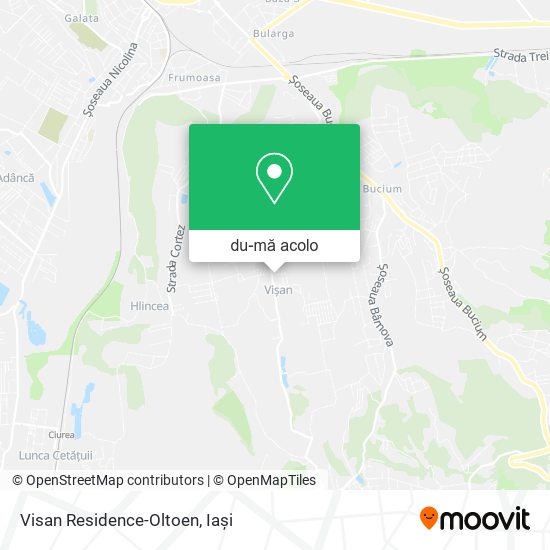 Hartă Visan Residence-Oltoen