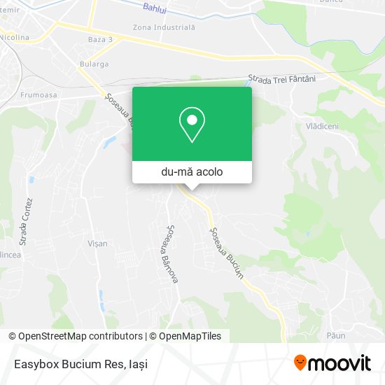 Hartă Easybox Bucium Res
