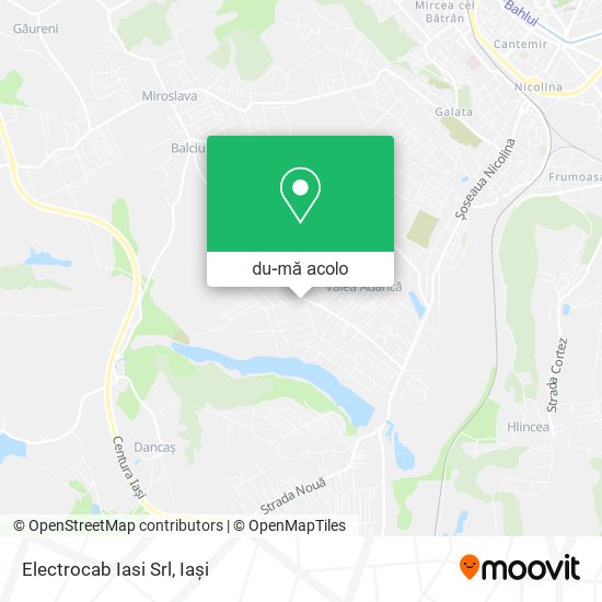 Hartă Electrocab Iasi Srl