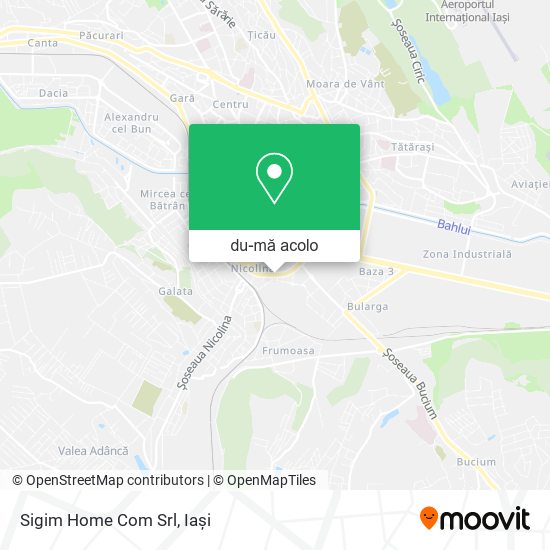 Hartă Sigim Home Com Srl