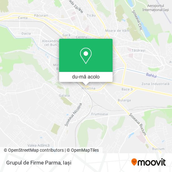 Hartă Grupul de Firme Parma